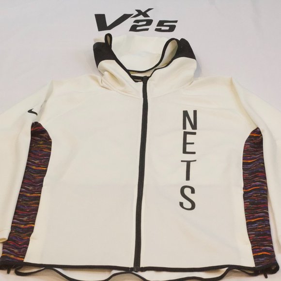 Mens Nike Brooklyn Nets City Edition Team Issue Therma Flex Warm up Jacket Sz XL - Picture 1 of 11